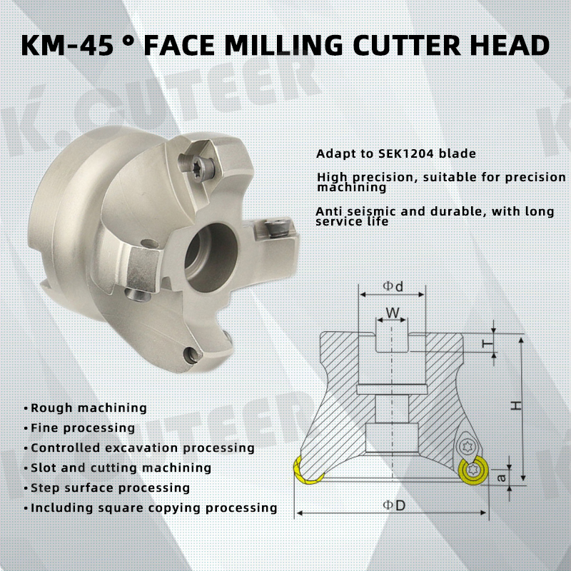 M12/BAP 400R Face Aluminium Plane Head End Mill Milling Cutter Hardness Tools