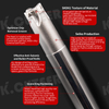 Efficient square shoulder surface of a fast-feed milling cutter bar machining center