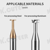 CNC machining machine tool tungsten steel alloy T-slot milling cutter End mills