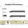 SCLCR Tungsten steel cutter bar Internal hole Turning Tool CCMT carbide blade