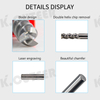 HRC60 Milling Cutter Tungsten Steel Alloy Coating Carbide for Aluminium Parts