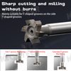 Welded Carbide T Slot Milling Cutter Tungsten Steel End Mill Cutter Router Bit