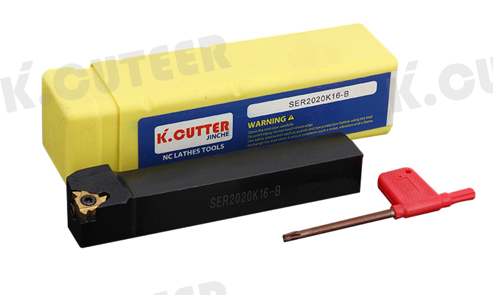 External Thread Turning Tools Lathe Cutter 16IR Carbide inserts CNC Holder
