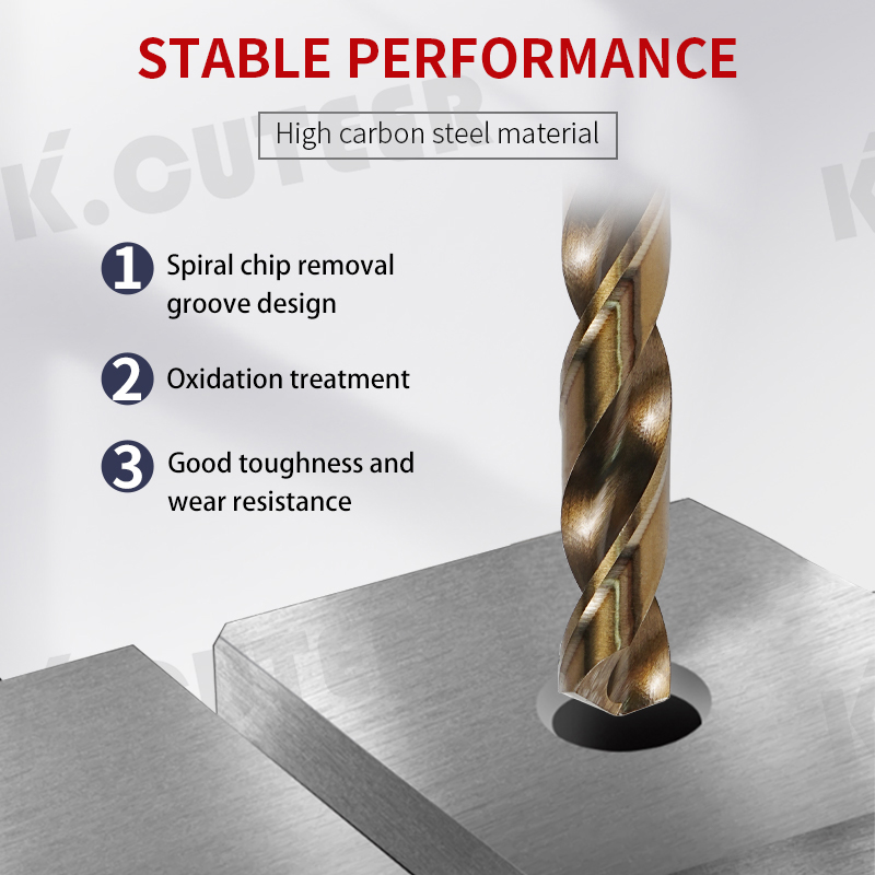 Cobalt-Containing Twist Drill Bits High-Speed Steel Electric Drill Metal Stainless Steel Tools 