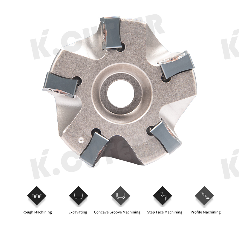  45 Degrees Heavy Cutting Disc Heavy Cutting SNMU Milling Cutter