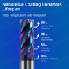Corner Rounding End Mill Tungsten Carbide Steel Milling Cutter Tool 4 Flutes