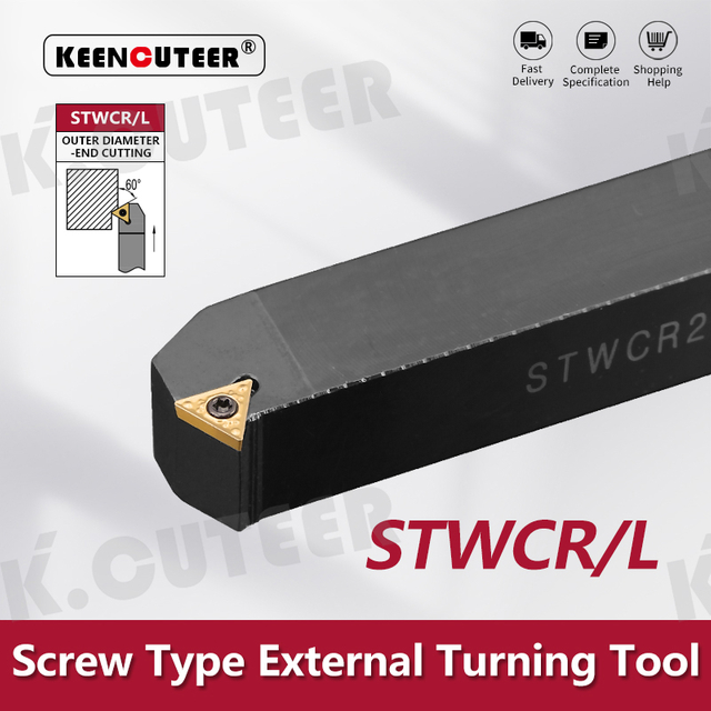 CNC Lathe Machine Turning Tools External Turning Tool Holder for TCMT11/16 Carbide Inserts