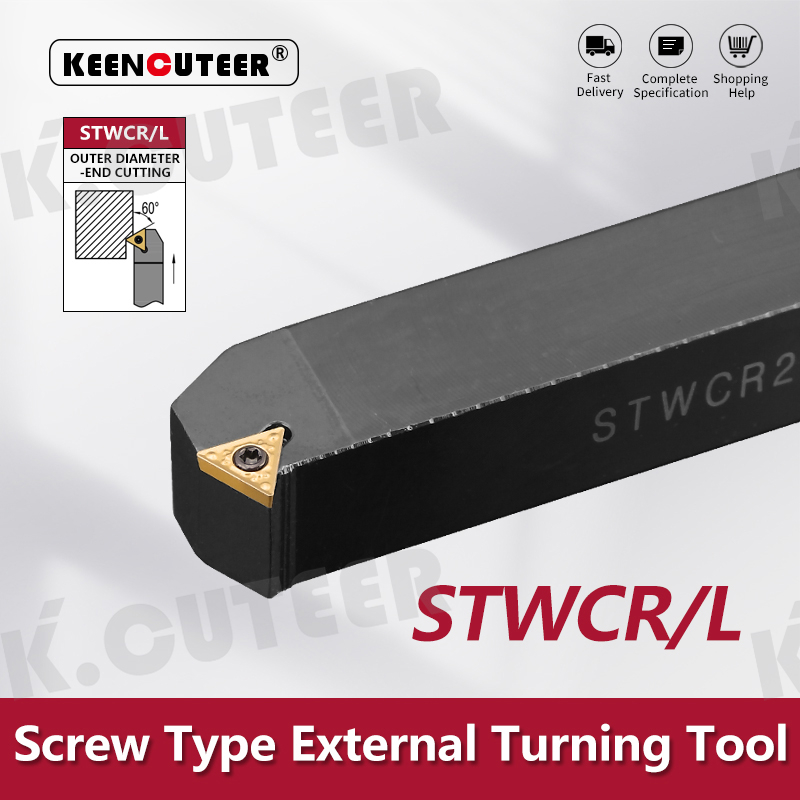 CNC Lathe Machine Turning Tools External Turning Tool Holder for TCMT11/16 Carbide Inserts