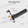 MWWNR2020K08 MWWNR2525M08 MWWNL2525M08 External Turning Tool Holder MWWNR/LLathe Bar CNC Cutting Tools