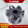 MFWN 90 Degree MFWN90050R-MFWN90100R Double-Sided Hexagonal Plane Heavy Cutting Milling Cutter Head