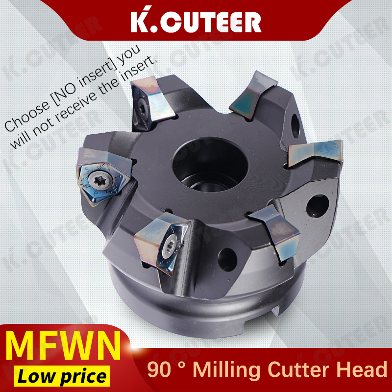 MFWN 90 Degree MFWN90050R-MFWN90100R Double-Sided Hexagonal Plane Heavy Cutting Milling Cutter Head
