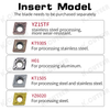 Carbide Blade Lathe Tool Set Tungsten Steel Cutter Bar Internal Hole Turning Tool