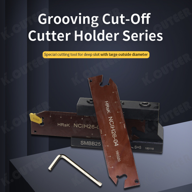 Smbb Grooving Cut-off Cutter Holder Parting Blade Sp200 Sp300 Sp400