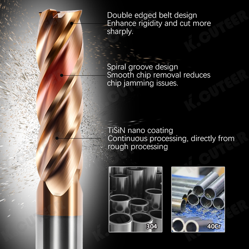 Durable Full Milling Cutter Series for Professional Metalworking Applications