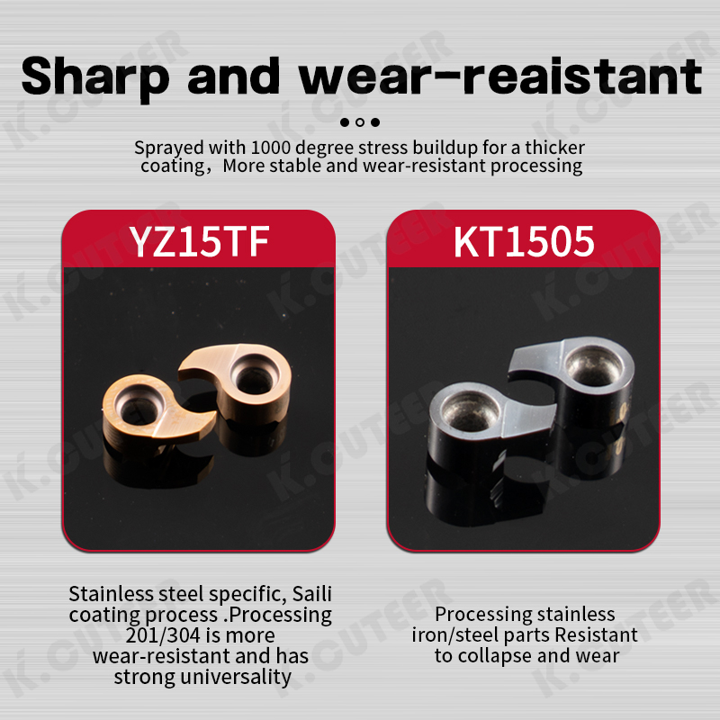 Durable Hard Metal Deep Groove Turning Tool for CNC Machines