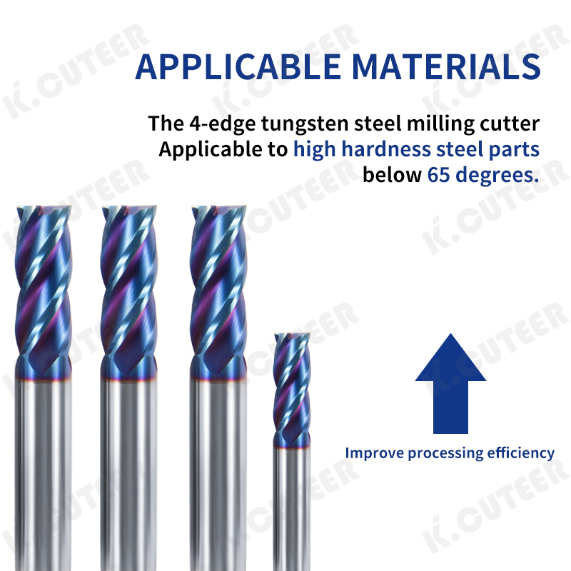 Durable Tungsten Cobalt Alloy End Mill for Metalworking
