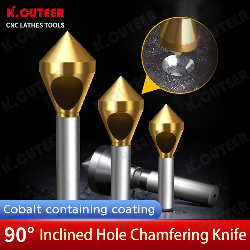 High-Speed Steel Chamfer Cutter with Cobalt Titanium Coating