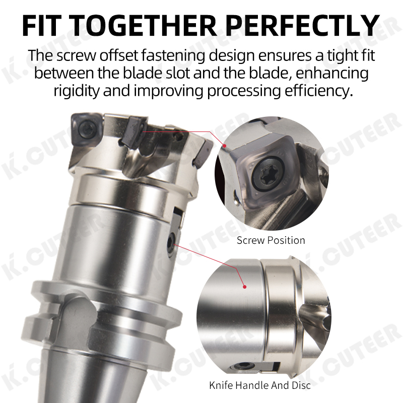 High Feed Milling Cutter Head for Precision Machining