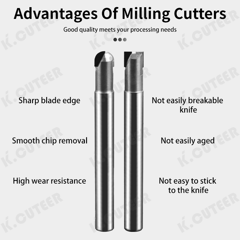 Premium PCD Diamond Milling Cutter for CNC Machining