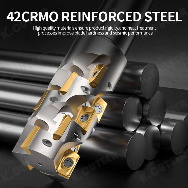 Premium CNC Milling Cutter Bar with Carbide Inserts for Efficiency