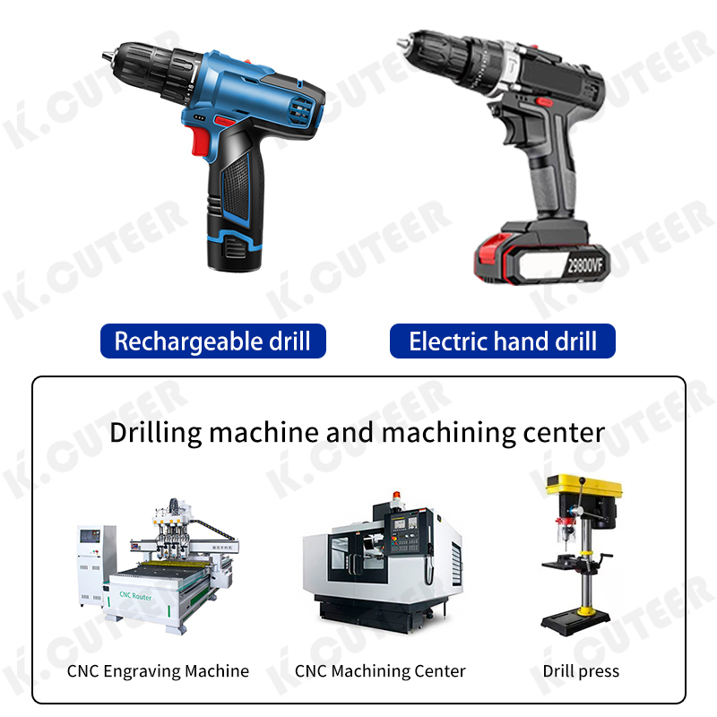 Tungsten Carbide Round Shank Jobber Drill Bits Twist Drill Bit Woodworking