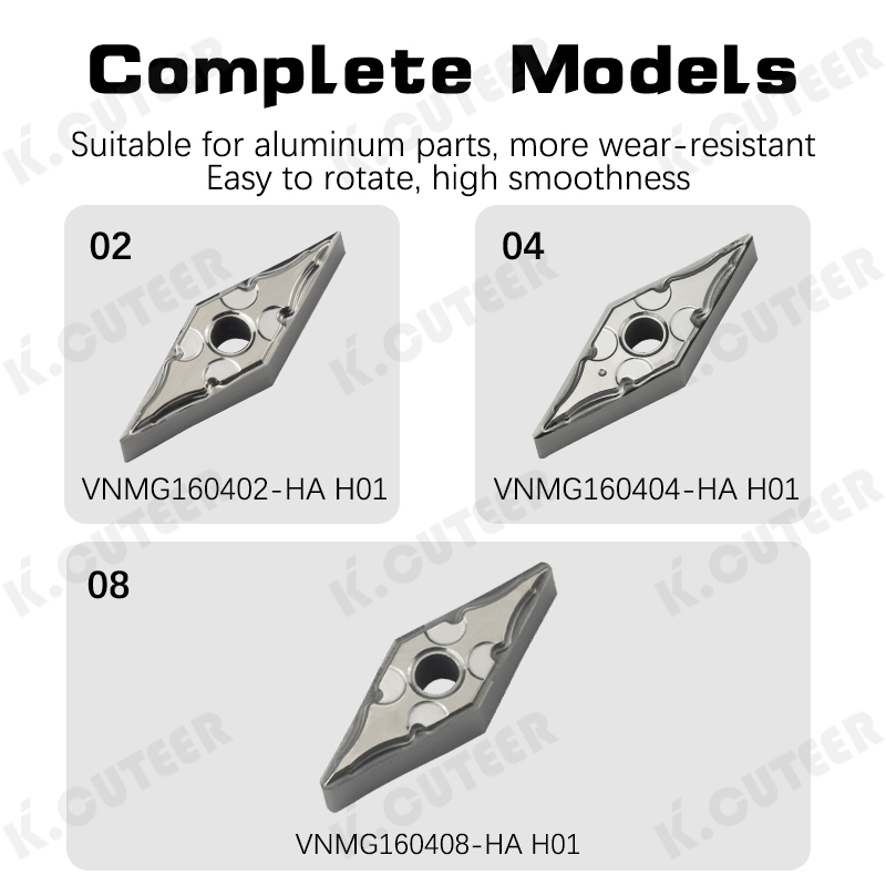 CNC Lathe Insert Vbmt Machining Steel Parts and Aluminum Parts Tools