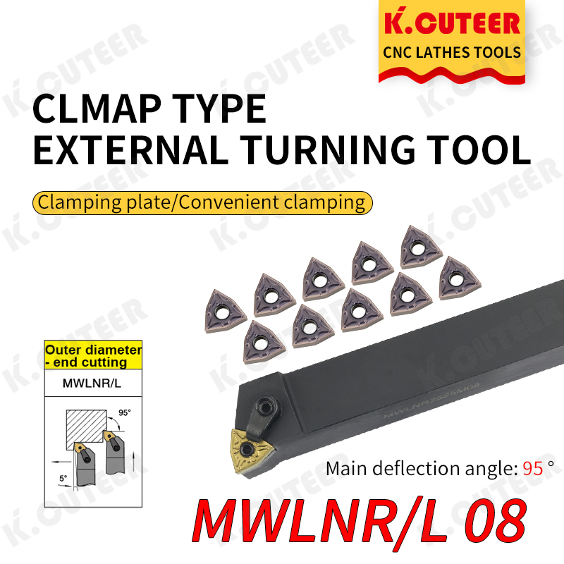 Lathe Bar CNC Cutting Tool Mwlnr/L External Turning Tool Holder