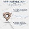 Premium Carbide CNC Turning Insert for Precision Cutting Tools