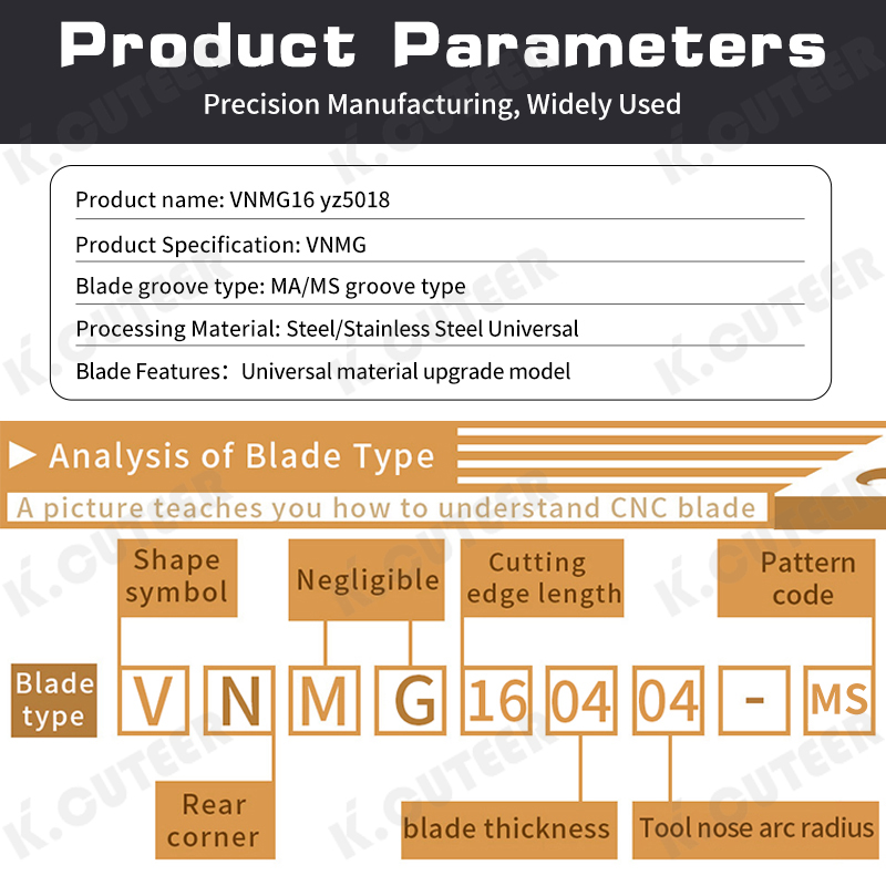 Vnmg Blade for Steel Cutter CNC Lathe Carbide Insert