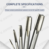 Machine Spiral Point Straight Fluted Screw Thread Hand Tap Drill