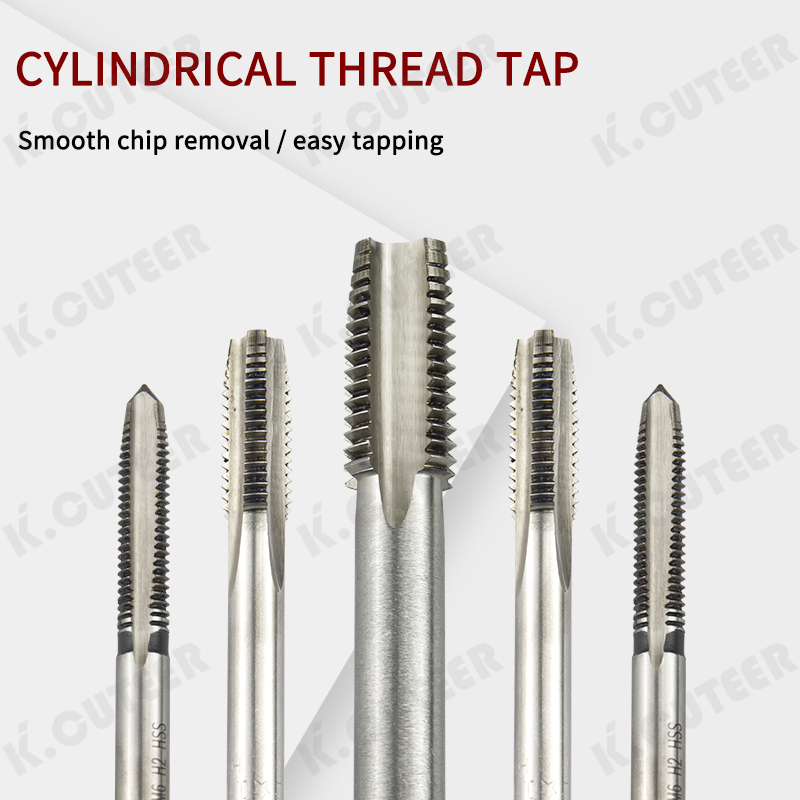 Machine Spiral Point Straight Fluted Screw Thread Hand Tap Drill