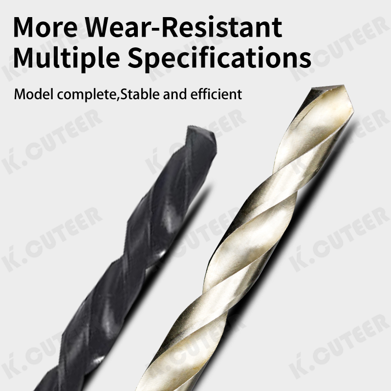 Hcs Twist Drill Bit Set for Aluminum Wood Plastic Metal Hole 1-10mm/1-13mm