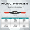 Hand Tap Wrench with Hardened T-Handle Plus Adjustable Manual Threading Tool