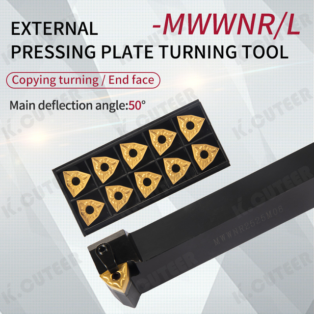 CNC External Turning Tool with Wnmg Carbide Insert 