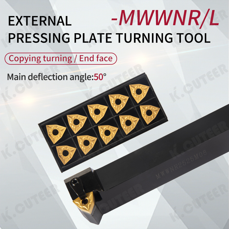 CNC External Turning Tool with Wnmg Carbide Insert 