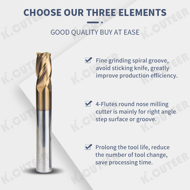 Precision 60-Degree Tungsten Steel Alloy Milling Cutter Tool