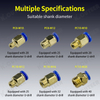 Durable PC Quick Coupling Fittings for Pneumatic Systems