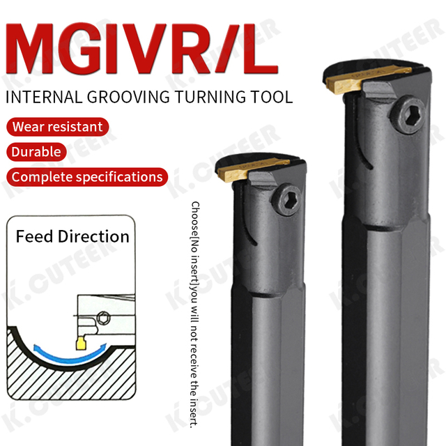 Grooving Tool Holder Straight Shank Internal Turning Tool Lathe Bar