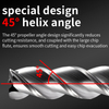 55-Degree Aluminum Tungsten Steel Milling Cutter CNC Machining Center Vertical Milling Cutter
