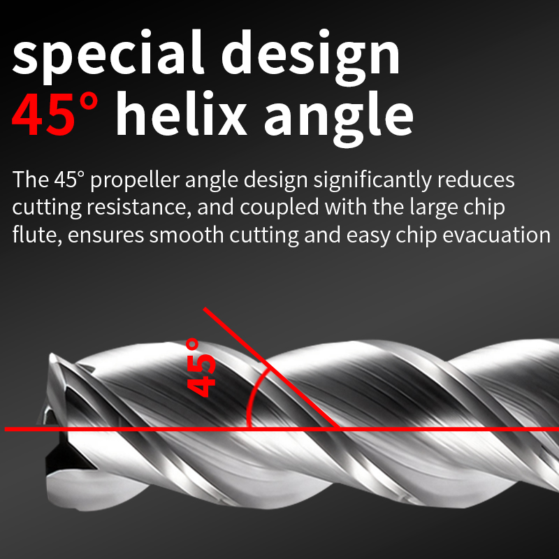 55-Degree Aluminum Tungsten Steel Milling Cutter CNC Machining Center Vertical Milling Cutter