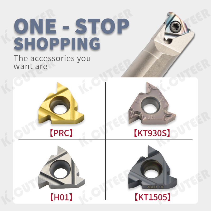 White Spring Steel Snr0020r16 Small Hole High-Speed Steel Internal Thread Cutter