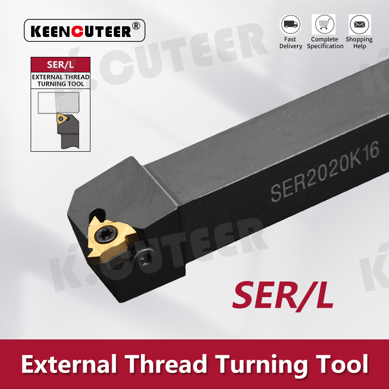  External Thread Turning Tools Lathe Cutter 16IR Carbide inserts CNC Holder
