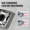 CNMG Carbide Insert for Aluminum MCGNR/L External Turning Tool 