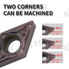  Carbide Insert External Turning Tool Diamond DCMT CNC Blade Cutter Lathe For SDJCR/L