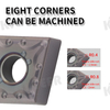  Carbide Insert for MCLNR/L External Turning Tool Blade Stainless Steel Cutter CNC Lathe