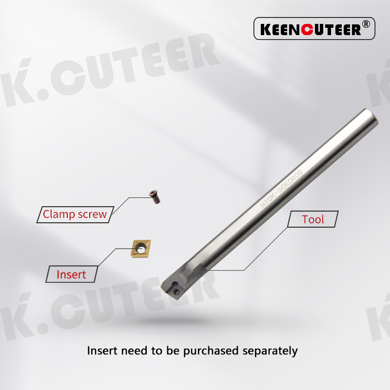 Tungsten steel cutter bar Internal hole Turning Tool CCMT carbide blade lathe 