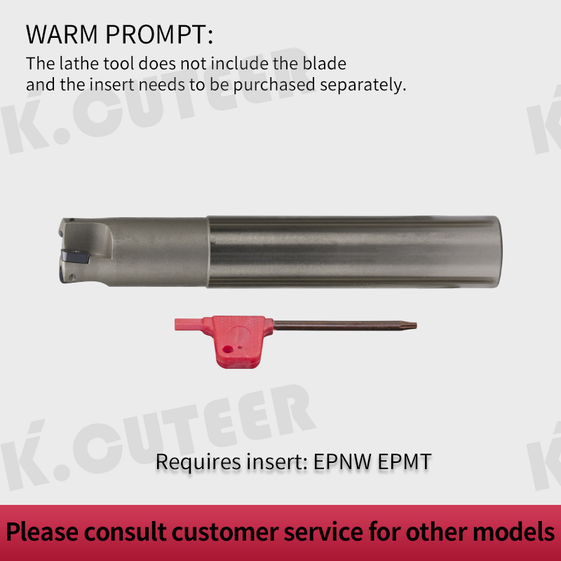 CNC Tool Cemented Carbide Blade EPNW High Feed Fast Cutting End Milling Cutter