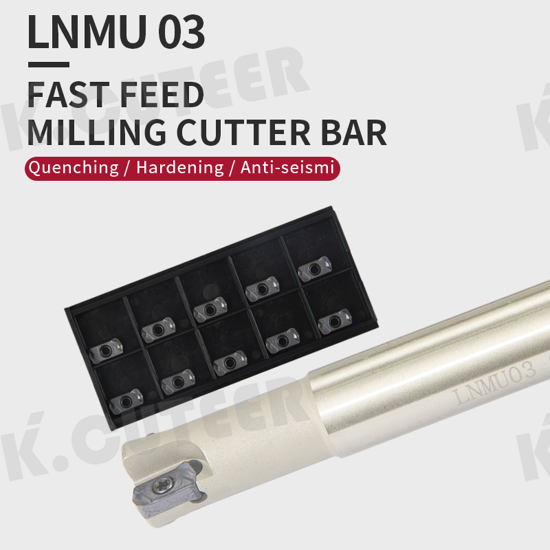 LNMU03 Fast Forward Toolholder CNC Machining Center High Efficiency Fast End Mill Cutter Head