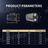 High Accuracy Collet Chuck ER11/16/20 /25/32 Power Tool Parts for CNC Milling Machines