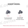 Keencuteer CNC Milling Cutter Rod with Large Cutting Depth Fast Feed and High Efficiency